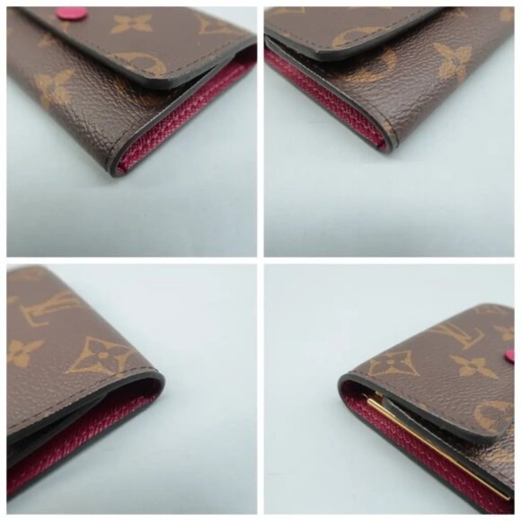 100% Authentic Louis Vuitton Brown Monogram Canvas 6 key holder - Picture 5 of 12